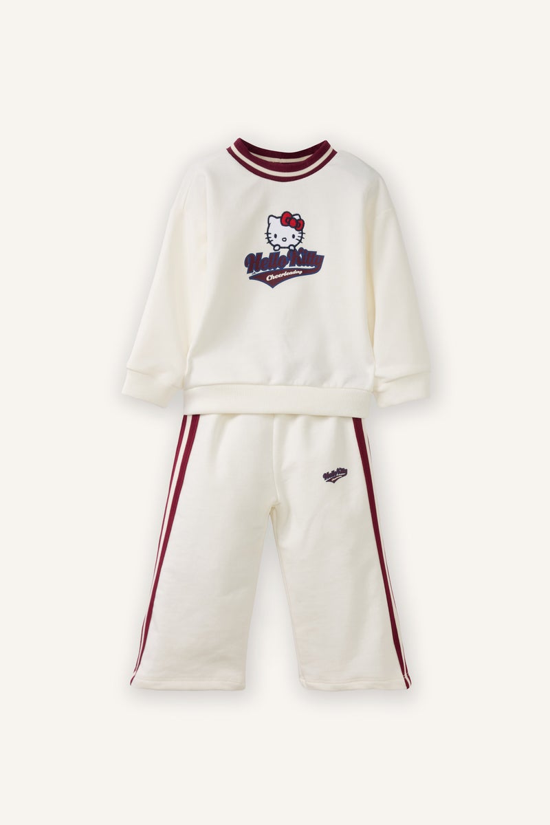 DeFacto Beige BabyGirl Baby Girl Hello Kitty 2 Piece Set Casual - Image 1